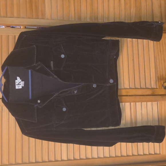 Calvin Klein Jackets & Blazers - Calvin Klein Brand Vintage Women's Black Velvet Jacket-Size Medium